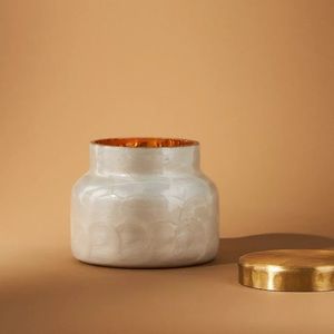 Anthropologie Capri Blue Capiz Mini Jar Candle new!